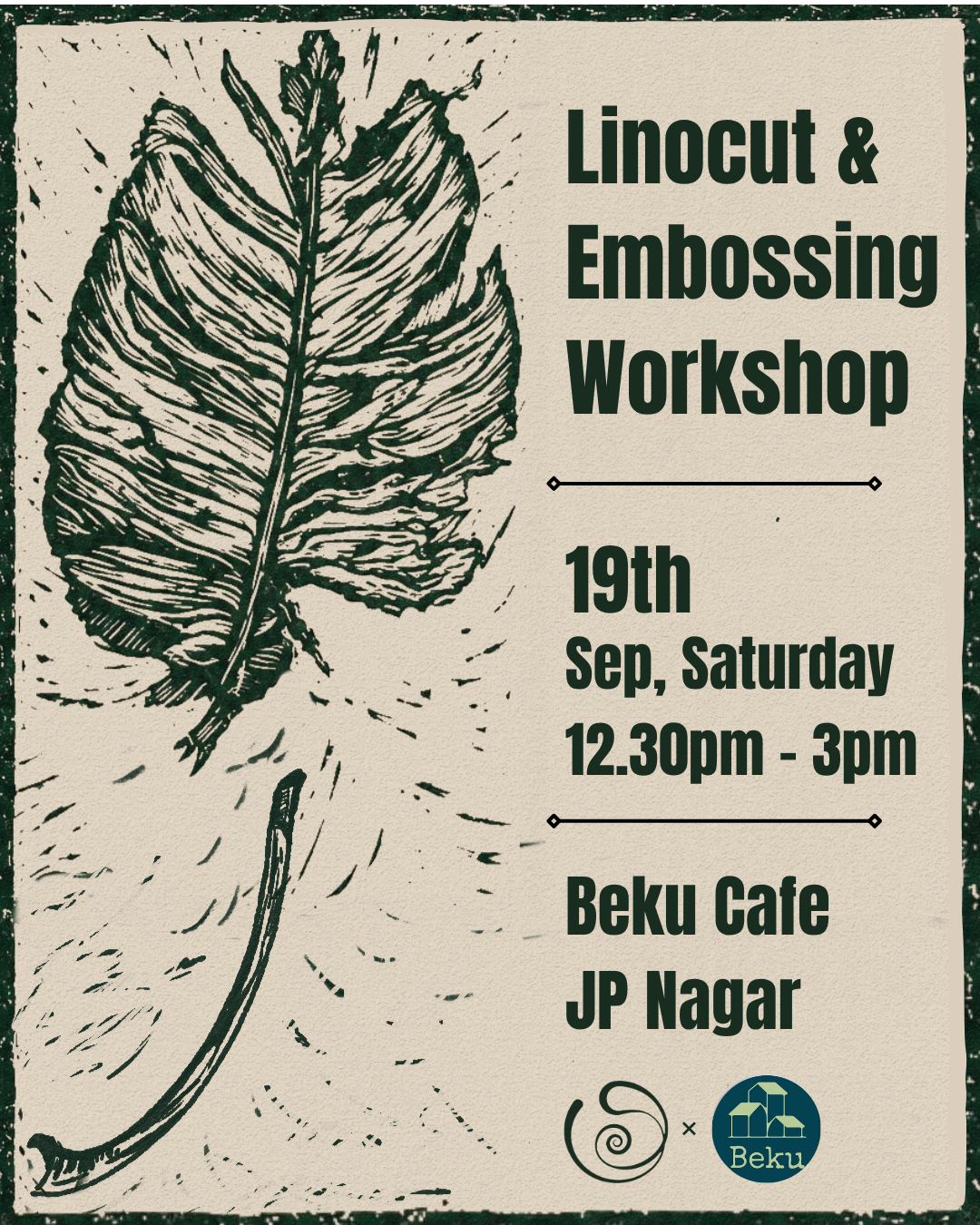 Linocut & Embossing Workshop