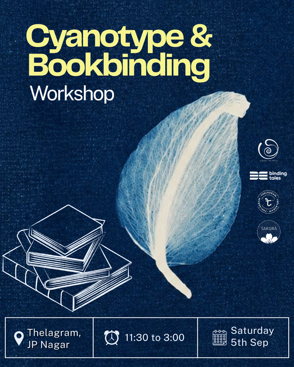 Cyanotype & Bookbinding Workshop