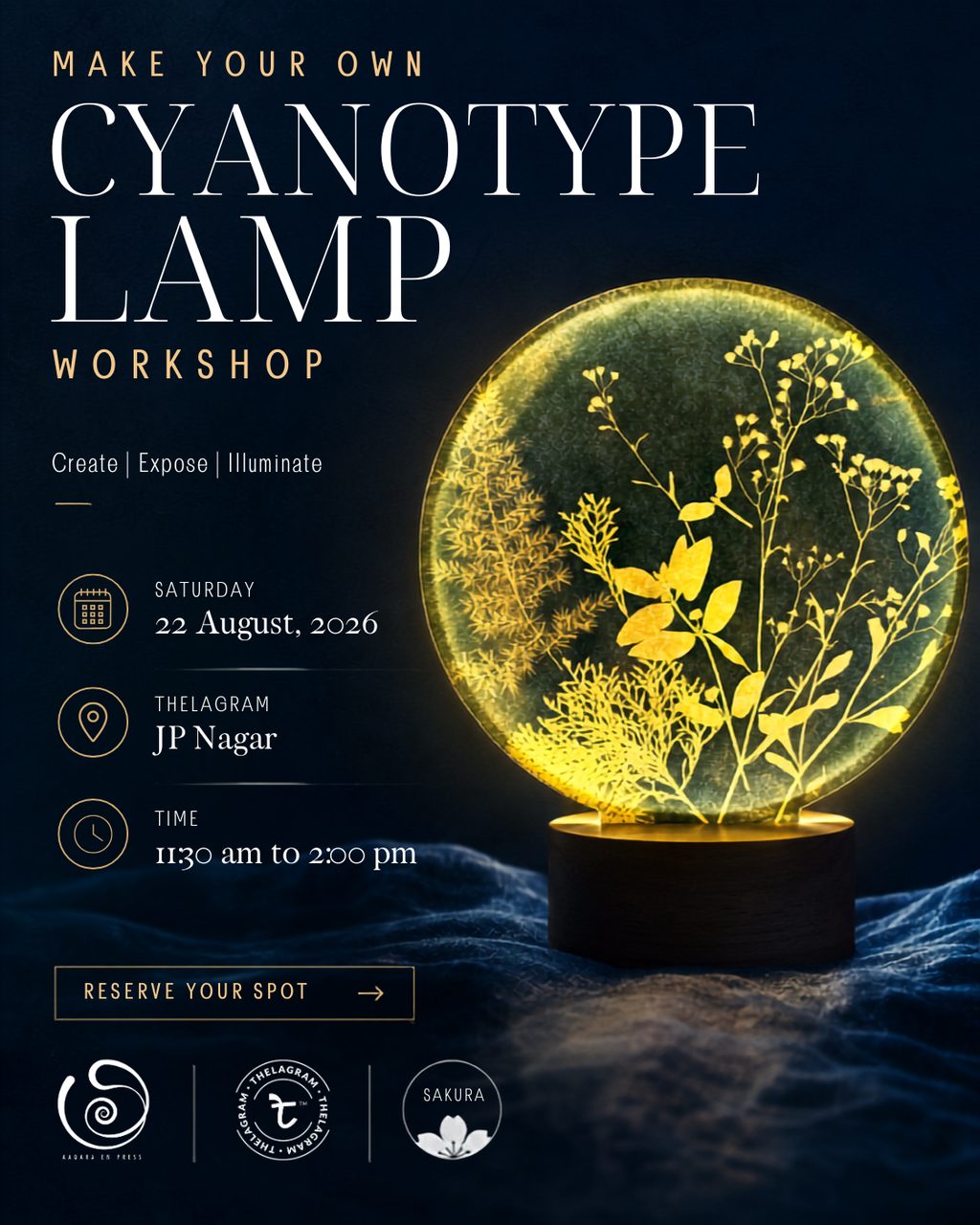 Cyanotype Lamp Workshop